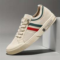 Casual Men's Cloth Shoes, Trendy Shoes, Breathable One-step Lazy Shoes 39 smėlis