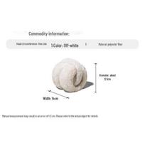 Unisex Antifreeze Plush Earmuffs - Cold-Proof, Imitation Rabbit Fur, Cute Ear Warmers for Winter white