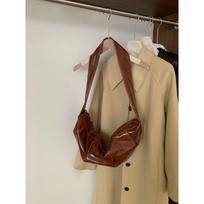 Vintage Soft Leather Pleated Dumpling Bag Lazy Casual Everything Commuter Shoulder Bag Woman ruda