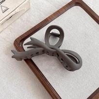 Korean Bow Large Shark Hair Clip for Women - Back of Head Hairpin