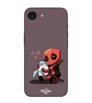 Maniacase Case For Iphone 16E Baby Deadpool with Unicorn juoda