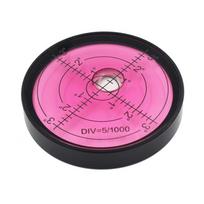 Apvalus universalus gulsčiukas su burbuliuku Skersmuo 60mm Aukštis 10mm Stalo paviršiaus niveliavimo įrankis 1 vnt. black