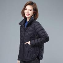 New Down Cotton-padded Clothes for Women's Light and Thin Short Fashion Casual Winter Jackets M