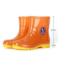 Labor insurance short tube quick-drying rain shoes men's waterproof, non-slip and wear-resistant no-lining leave-in quick-drying beef tendon sole c 39