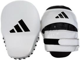 Adidas Combat Sports Boxing Punching Mitt Speed Coach Mitt ADISBAC01 White/Black(WHITEB)