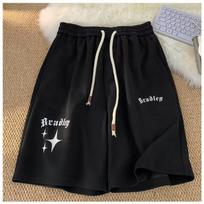 New Hong Kong Style Casual Sports Shorts Men's Summer Versatile Trendy Brand Loose Youth American Five-point Pants M juoda