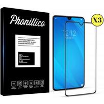 Tempered Glass for Huawei P30 PRO [Pack 3] Transparent Full Screen Protector Black Edge Screen Protection Glass Phonillico® juoda