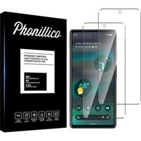 Tempered Glass for Google Pixel 6a [2 Pack] Phonillico® Screen Protector Glass Film skaidri