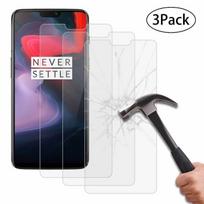 Tempered Glass OnePlus 6,[3 Pack] 9H Hardness Tempered Glass Protection Film Screen Protector for OnePlus 6 (6.28)