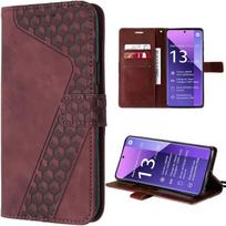 Coque pour Xiaomi Redmi Note 13 Pro+ 5G - E.F.Connection - Rouge - Cuir synthétique - Semi-rigide - Aimantée