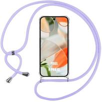 Case for Google Pixel 9 Pro XL - Reinforced Corners Anti-Scratch Flexible + Lanyard Purple