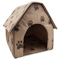 Fluffy Dogs Room Cartoon Soft Puppy House Washable Puppy Sleeping Nest Half-Closed Warm Dogs Cave Bed for Winter Indoor ruda
