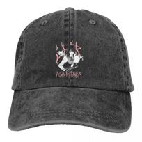 Washed Men's Baseball Cap ASA Mitaka Trucker Snapback Cowboy Caps Dad Hat Chainsaw Man Anime Golf Hats Adjustable