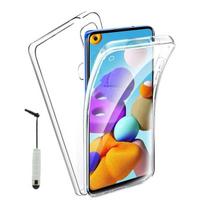 Case - Samsung - Galaxy A21S - Silicone - Full protection - Transparent skaidri