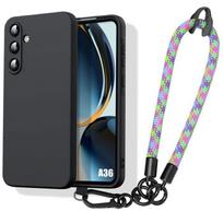 Case for Samsung Galaxy A36 5G, Shockproof Protection with Removable Multicolor Bracelet juoda