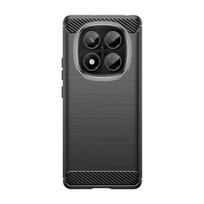 Šlifuotas telefono dėklas Xiaomi Redmi Note 14 Pro 4G mobiliesiems telefonams, skirtas Redmi Note 14 4G, smūgiams atsparus, minkštas dėklas galiniam dangteliui For Redmi Note 14 4G juoda