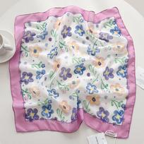 60cm Square Scarf Silk Scarf Chiffon Scarf Professional Scarf Flight Attendant Scarf 60*60