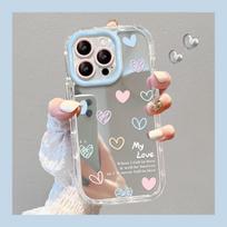 Tinka Apple 15 mobiliojo telefono dėklui Iphone14 Grafiti spalvos Meilė 13 Veidrodis 12pro Skaidrus Minkštas kraštas Xs/xr iphone 16