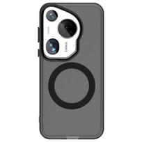 For Huawei Pura 70 Ultra Case Cover Pura 70 Ultra Capa Annular Charging Matte Clear Magnetic Wireless Funda Huawei Pura 70 Ultra For Pura 70 Ultra juoda