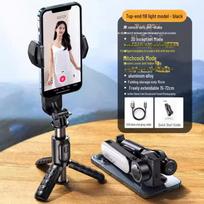 CYKE Mobile Phone Gimbal Stabilizer Selfie Stick with Anti-Shake & Retractable Tripod for Live Broadcasts