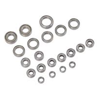 21PCS RC Car Bearings Kit Stainless Steel High Rotation Accuracy RC Complete Sealed Wheel Hubs