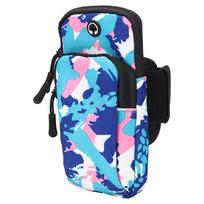 Waterproof Sports Arm Bag Universal Running Armband Phone Holder Pouch for IOS for HuaweiRainbow