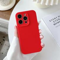 Applicable To IPhone16Pro Frosted Silicone Tpu Fine Hole Apple 15 Full-package Anti-fall Soft Protection Case IP 16 PLUS Large Hole/Fine Hole gray