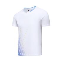 Running Casual Ice Silk Short Sleeved T-shirt Couple Summer Mesh T-shirt Sports Quick Drying T-shirt Ice Silk Couple T-shirt 8XL balta