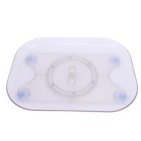 Refrigerator Lazy Turntable Organizer Square Clear Acrylic PET Rotating Fridge Tray for Kitchen