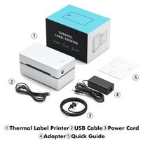 Bluetooth Thermal Label Printer for Cross-border Express Delivery white