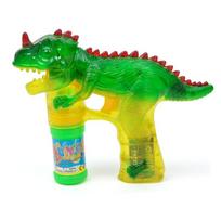 Dinosaur Bubble With Light, Electric Luminous Music Transparent Dinosaur Bubble Machine, Children'S Bubble Toy green