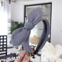 PROLY New Fashion Headband For Women Side Bowknot Hairband Knitted Turban Autumn Classic Hair Accessories Wholelsae