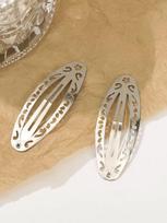 Alloy Sliver Hair Clip Girls Sk2 Rave Hairpin Side Clip For Women Wash Face Simple Headwear Hair Accessories Korean Hair Clip