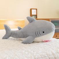 85cm plush simulation ocean animal cute shark baby doll stuffed sofa pillow children's birthday gift Kawaii home decoration 55cm
