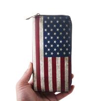 Long wallet, flag clutch, wallet, wallet.