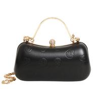 Luxurious leather clutch bag for women diamond feminine bag layered shoulder crossbody fashionable printed