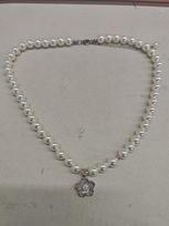 Manta rose pearl zircon beaded necklace retro light luxury collarbone chain niche temperament high-end jewelry
