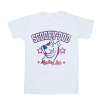 Scooby Doo Womens/Ladies Collegiate Mystery Inc Cotton Boyfriend T-Shirt S balta