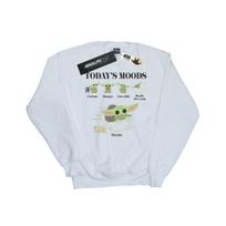 Star Wars Mens The Mandalorian The Child Moods Sweatshirt XL balta