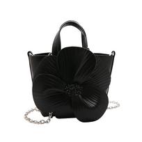 Personalized and creative small bag 2025 new spring and summer new women's petal flower bag crossbody chain bucket bag pu juoda