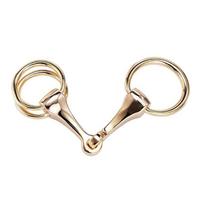Modern Alloy Scarf Buckle with Horse Bit Accent Portable Silk Shawl Fastener