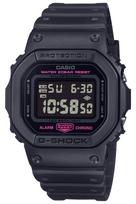 Casio G-Shock DW-5600PK-1JR Men's Watch, Black/Pink