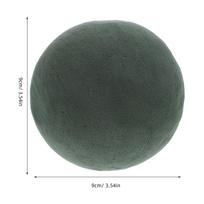 3 vnt. gėlių putplasčio rutuliukai, didelės absorbcijos, gėlių kompozicijų reikmenys namams, biurui, vestuvių dekoravimui, apvalus kempinės pagrindas, didmeninė prekyba, amatai black