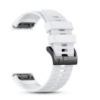 22/26 mm greito atsegimo silikoninis dirželis, skirtas Garmin Fenix 7X 7 Pro 8 8X 6 6X Pro 5X 5 Plus, Forerunner 970 apyrankė, keičiamas laikrodžio dirželis 1PCS QuickFit 22mm white