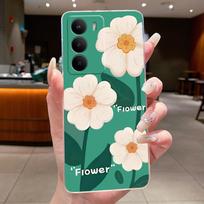 Back Cover For Realme C71 RMX5303 Casing Clear Flower butterfly Pattern Soft Silicone TPU Shell for RealmeC71 C 71 4G Phone Case realme C71 blue