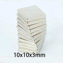 10/20/30pcs 10x10x3mm Square Magnets - Thin Plate Magnets for Display Use
