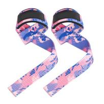 1 Pair Lifting Wrist Strap Band Bodybuilding Anti-Slip Weightlifting Grip Men Women Powerlifting Strength Training violetinė