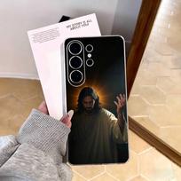 Jesus Christ  Phone Case For Samsung S25,S24,S21,S22,S23,S30,Ultra,S20,Plus,Fe,Note,10,9,5G Transparent Cover Samsung S10