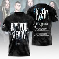 Korn Band 2026 3D Tee Shirt AOP 3D T-shirt S to 5XL PP264 XXL