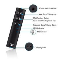 „Bluetooth 4.1“ imtuvo nešiojamasis belaidis „Bluetooth“ automobilinis adapteris ir laisvų rankų įrangos automobiliniai rinkiniai „Mini Music Adap“ juoda